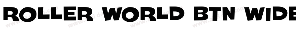 Roller World BTN Wide Bold字体转换